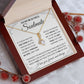 Couples Gifts, To My Beautiful Soulmate Necklace From Husband, Wedding Anniversary For Wife From Husband, Wife Wedding From Husband, To My Wife, Necklace Custom Name Message Card and Gift Box Styles on Birthday, Christmas, Wedding, Anniversary Allruing Ne