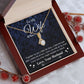 Valentine Gifts To My Soulmate Necklace Gifts for Wife from Husband, Wife Anniversary Gifts, Gift for Soulmate Necklace Message Card and Necklace Gift Box Gift Box Styles on Birthday, Wedding, Anniversary, Valentine Allruing Necklace