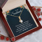 To My Beautiful Soulmate Necklace for her Jewelry For Her Couples Gifts Necklaces For Soul Mate Christmas Jewelry Romantic, Love Knot Meaningful Necklace Message Card and Gift Box Styles on Birthday, Christmas, Anniversary  Allruing Necklace