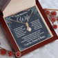 To My Beautiful Wife Necklace, Soulmate Jewelry For Women, Wife Necklace From Husband, Soulmate Wedding Gifts Necklace For Wife, Soulmate Gifts For Her, To My Future Wife Necklace Soulmate Allruing Necklace