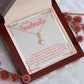 Couples Gifts, Soulmate Necklace Gifts From Husband, Wedding Anniversary Jewelry For Wife From Husband, Wife Birthday From Husband, To My Soulmate Message Card and Gift Box styles On Birthday, Christmas, Anniversary  Allruing Necklace