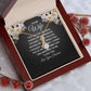 Wife Necklace Gifts From Husband, Wedding Anniversary Jewelry For Wife From Husband, Wife Birthday From Husband  Message Card and Gift Box styles On Birthday, Christmas, Anniversary Allruing Necklace