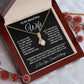 Soulmate Necklace Gifts From Husband, For Wife From Husband, Wife Gifts From Husband, Necklaces For Wife From Husband To My Wife Necklace Message Card and Necklace Gift Box Gift Box Styles on Birthday, Wedding, Anniversary, Valentine Allruing Necklace