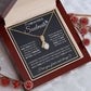 Couples Gifts, To My Beautiful Soulmate Necklace Gifts From Husband, Wedding Anniversary For Wife From Husband, To My  Wife Necklace, Necklace Custom Name Message Card and Gift Box Styles on Birthday, Christmas, Wedding, Anniversary Allruing Necklace
