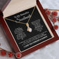 To My Beautiful Soulmate Necklace, Love Necklace for Girlfriend, Soulmate Jewelry, Soulmate Necklace, Future Wife Gifts, Necklace for Wife from Husband Necklace Message Card and Gift Box Styles on Birthday, Christmas, Wedding, Anniversary Allruing Necklac