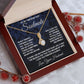 Soulmate Necklace Gifts from Husband, Wedding Gifts for Wife from Husband, Wife Valentine Gifts from Husband, To My Wife Necklace Message Card and Necklace Gifts Box Gift Box Styles on Birthday, Wedding, Anniversary, Valentine Allruing Necklace