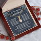 To My Beautiful Soulmate Necklace, Soulmate Jewelry For Women, Wife Necklace From Husband, Soulmate Gifts For Her, To My Future Soulmate Necklace Message Card and Necklace Gift Box Gift Box Styles on Birthday, Wedding, Anniversary, Valentine Allruing Neck