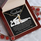 To My Beautiful Soulmate Necklace For Women, Funny Gifts For Girlfriend,Valentine Christmas Presents For Girlfriend, Best Birthday Meaningful Gift Ideas For Wife, Women Romantic Jewelry For Her Anniversary Message Card and Gift Box Styles Allruing Necklac
