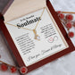 To My Beautiful Soulmate Necklace My Last Everything, Promise Necklace For Her, Fiance Gifts For Her, Valentine Gifts For Future Wife With Message Card Box LED, Soulmate Necklace For Women, To My Wife Necklace copy Allruing Necklace