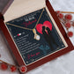 Couples Gifts, Nusre Wife Girlfriend Necklace Gifts From Husband, Wedding Anniversary Jewelry For Wife From Husband, Wife Birthday From Husband, To My Beautiful Girlfriend Message Card and Gift Box styles On Birthday, Christmas, Anniversary  Allruing Neck