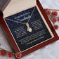 To My Beautiful Soulmate Necklace, Love Necklace for Girlfriend, Soulmate Jewelry, Soulmate Necklace, Future Wife Gift, Necklace for Wife from Husband Necklace Message Card and Gift Box Styles on Birthday, Christmas, Wedding, Anniversary Allruing Necklace
