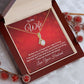 Couples Gifts,My Wife Necklace Gifts From Husband, Wedding Anniversary Jewelry For Wife From Husband, Wife Birthday From Husband, To My Soulmate Message Card and Gift Box styles On Birthday, Christmas, Anniversary  Allruing Necklace