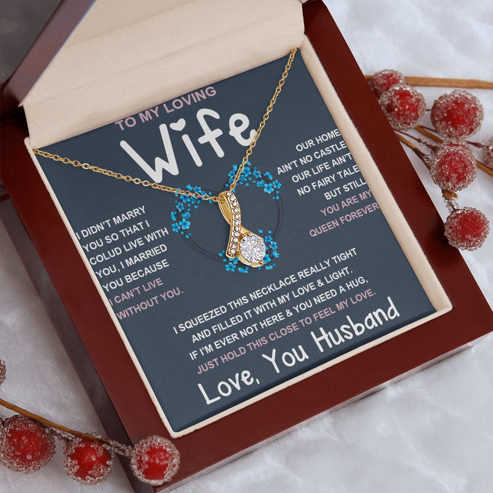 Soulmate Necklace For Women, To My Future Wife, Soulmate Gifts For Her, Future Wife Necklace, Necklaces For Girlfriend, To My Wife Necklace, Wife Necklace From Husband Necklace Message Card and Gift Box Styles on Birthday, Christmas, Valentine Allruing Ne