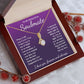 To My Beautiful Soulmate Necklace Gift for Her, Soulmate for Wife Birthday Gifts from Husband, Valentine for Women, Soulmate Gifts, Message Card and Necklace Gifts Box Gift Box Styles on Birthday, Wedding, Anniversary, Valentine Allruing Necklace