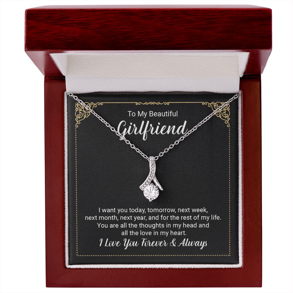 to My Future Wife Necklace, to my Wife, Necklaces For Wife From Husband With, Meaningful Necklace Message Card and Gift Box Styles on Birthday, Christmas, Anniversary  Allruing Necklace