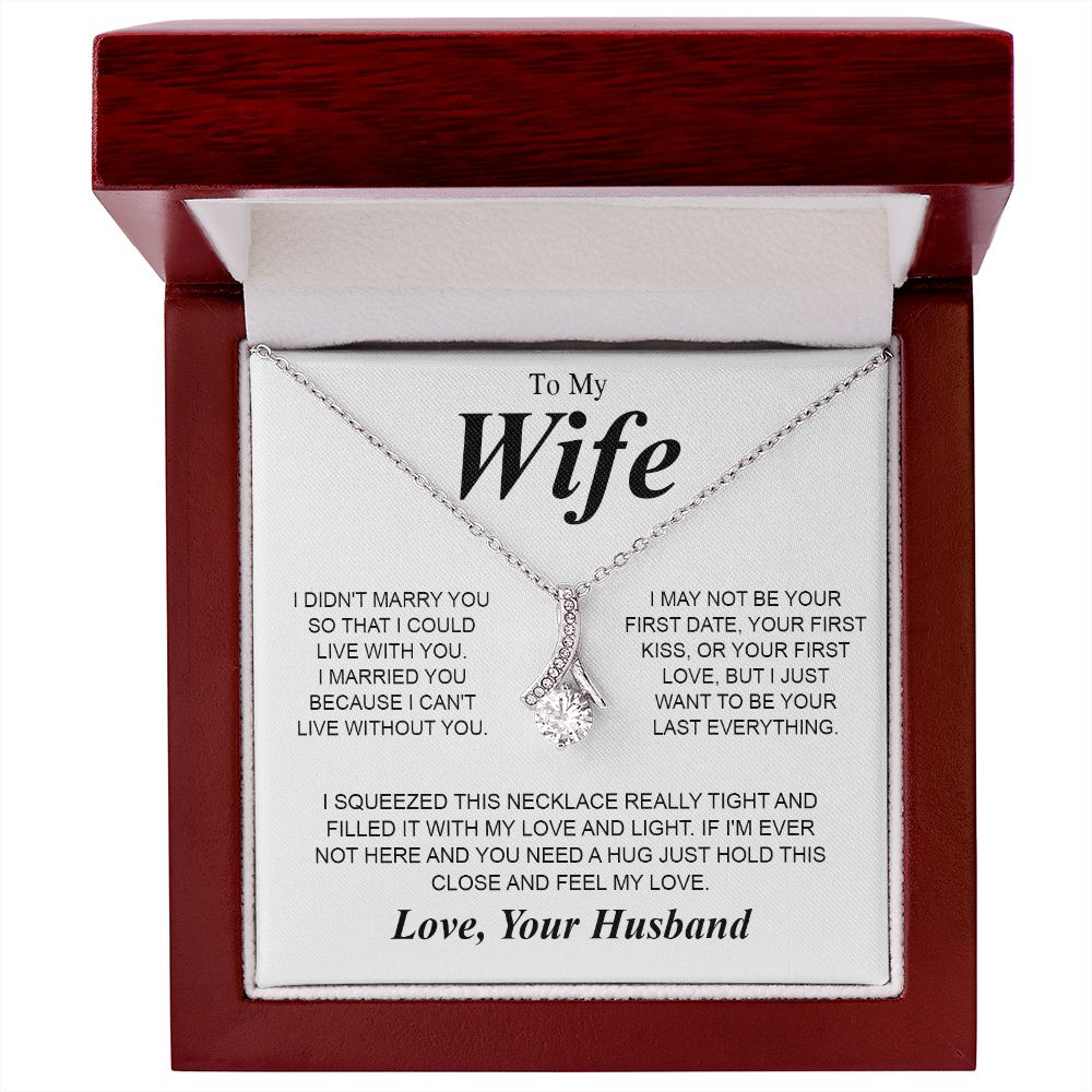 To My Beautiful Soulmate Necklace Gifts for Wife from Husband, Soulmate Valentine Gifts, Gift for Soulmate Necklace Message Card and Necklace Gift Box Gift Box Styles on Birthday, Wedding, Anniversary, Valentine Allruing Necklace
