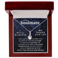 To My Soulmate Necklace To My Future Wife Necklace Gifts, Promise Necklace For Her, Fiance Gifts For Her, Valentine Necklace Gifts For Soulmate From Husband With Message Card Box LED, Soulmate Necklace For Women, To My Wife Necklace Allruing Necklace