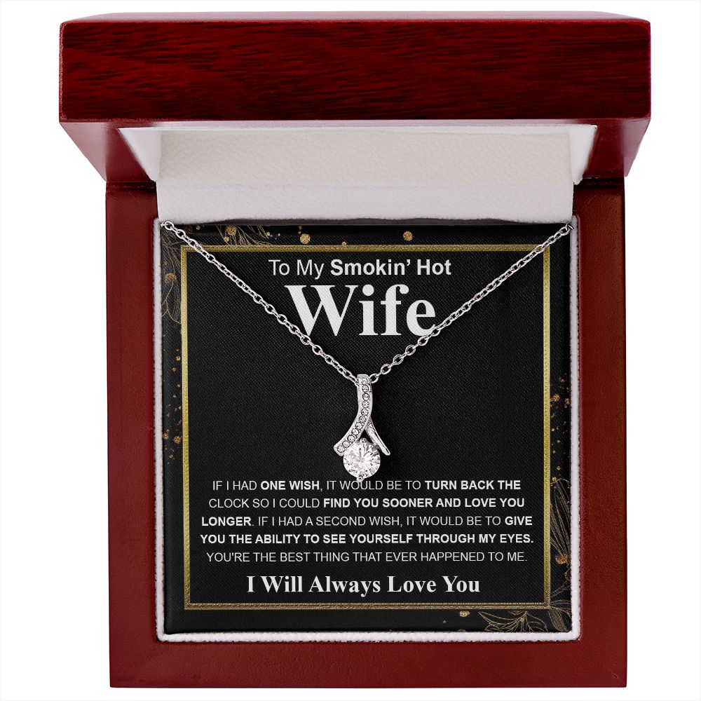 Gifts For Wife Birthday Gifts From Husband Necklace Valentines Day, Necklace for Future Soulmate, Valentine Necklace Jewelry for Wife Necklace Gifts from Husband - Soulmate Gift Necklace with Message Card and Gift Box Allruing Necklace