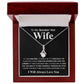 Gifts For Wife Birthday Gifts From Husband Necklace Valentines Day, Necklace for Future Soulmate, Valentine Anniversary Jewelry for Wife Necklace Gifts from Husband - Soulmate Gift Necklace with Message Card and Gift Box Allruing Necklace
