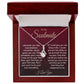 To My Soulmate Necklace For Women, Couple Gifts For Girlfriend, Valentine Christmas Presents For Girlfriend, Valentine Necklace Gifts For Wife, Women Romantic Jewelry For Her Vanlentine Day's Message Card and Gift Box Styles ALLURING