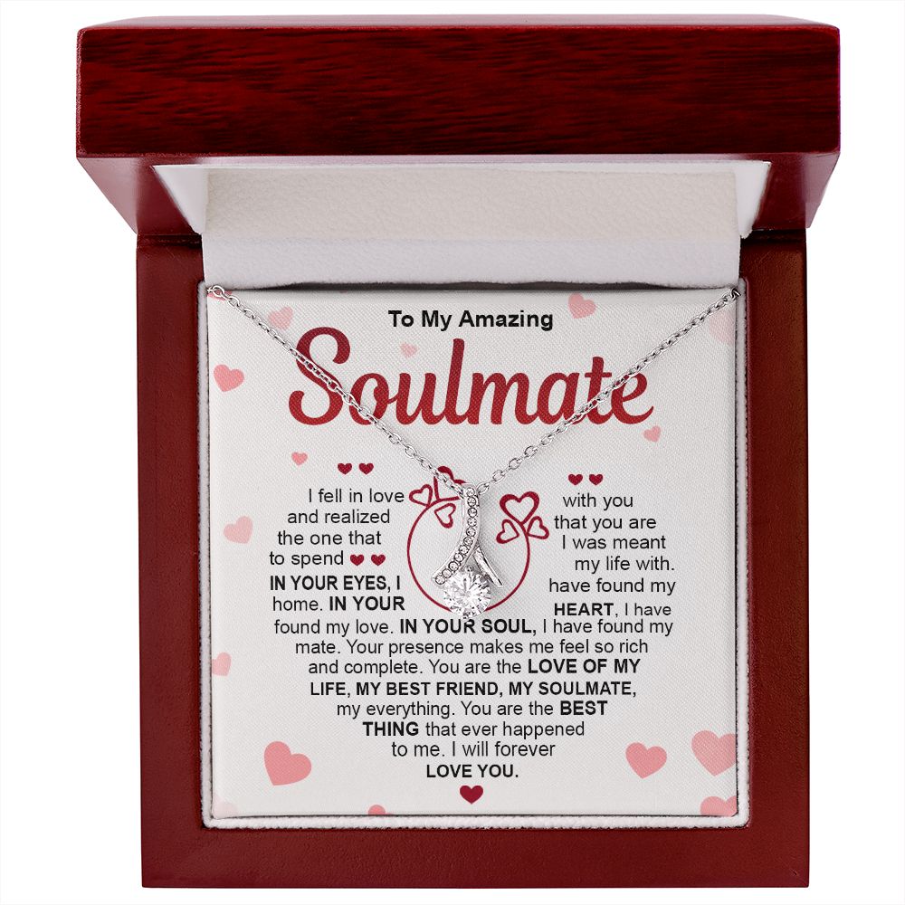to my soulmate Allruing Necklace
