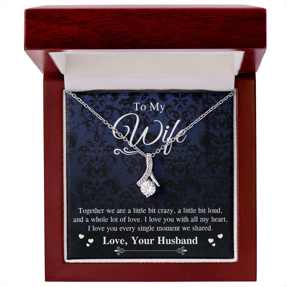 Valentine Gifts To My Soulmate Necklace Gifts for Wife from Husband, Wife Anniversary Gifts, Gift for Soulmate Necklace Message Card and Necklace Gift Box Gift Box Styles on Birthday, Wedding, Anniversary, Valentine Allruing Necklace