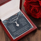 to My Beautiful Soulmate Necklace Future Wife Gifts, Promise Necklace For Her, Fiance Gifts For Her, Anniversary Birthday Gifts For Future Wife With Message Card Box LED, Soulmate Necklace For Women, To My Wife Necklace Allruing Necklace