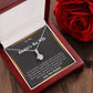 to My Smokin Hot Wife Necklace Future Wife Gifts, Promise Necklace For Her, Fiance Gifts For Her, Valentine Birthday Gifts For Future Wife With Message Card Box LED, Soulmate Necklace For Women, To My Wife Necklace Allruing Necklace
