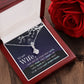 Birthday For Wife, Love Knot Necklace Gifts For Wife From Husband, To My Soulmate Necklace For Women, To My Wife Necklace Wedding Anniversary, I Love You, Meaningful Necklace Message Card and Gift Box Styles on Birthday, Christmas, Anniversary  Allruing N