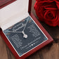 To My Beautiful Soulmate Necklace Gift, Soulmate for Wife Valentine Gifts from Husband, Birthday for Women, Soulmate Gifts, Message Card and Necklace Gifts Box Gift Box Styles on Birthday, Wedding, Anniversary, Valentine Allruing Necklace