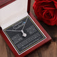 Couples Gifts, To My Beautiful Soulmate Necklace Gifts From Husband, Wedding Anniversary For Wife From Husband, To My  Wife Necklace, Necklace Custom Name Message Card and Gift Box Styles on Birthday, Christmas, Wedding, Anniversary Allruing Necklace