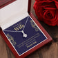 To My Beautiful Wife, Love Knot Necklace Gifts For Wife From Husband, To My Soulmate Necklace For Women, To My Wife Necklace Wedding Anniversary, I Love You, Meaningful Necklace Message Card and Gift Box Styles on Birthday, Christmas, Anniversary Allruing