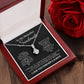 To My Beautiful Soulmate Necklace, Love Necklace for Girlfriend, Soulmate Jewelry, Soulmate Necklace, Future Wife Gifts, Necklace for Wife from Husband Necklace Message Card and Gift Box Styles on Birthday, Christmas, Wedding, Anniversary Allruing Necklac