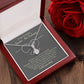 To My Smokin Hot Soulmate Necklace, Love Necklace for Girlfriend, Soulmate Jewelry, Soulmate Necklace, Future Wife Gift, Necklace for Wife from Husband Necklace Message Card and Gift Box Styles on Birthday, Christmas, Wedding, Anniversary Allruing Necklac