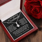 To My Beautiful Soulmate Necklace Gift for Her, Soulmate for Wife Birthday Gifts from Husband, Valentine Jewelry for Women, Soulmate Gifts, Message Card and Necklace Gifts Box Gift Box Styles on Birthday, Wedding, Anniversary, Valentine Allruing Necklace