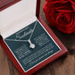 Couples Gifts, To My Beautiful Soulmate Necklace From Husband, Valentine For Wife From Husband, Wife Wedding From Husband, To My Wife, Necklace Custom Name Message Card and Gift Box Styles on Birthday, Christmas, Wedding, Anniversary Allruing Necklace