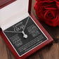 Couples Gifts, To My Beautiful Wife, Necklace From Husband, Valentine For Wife From Husband, Wife Wedding From Husband, To My Wife, Necklace Custom Name Message Card and Gift Box Styles on Birthday, Christmas, Wedding, Anniversary Allruing Necklace