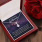 Couples Gifts, Gorgeous Girlfriend Necklace Gifts From Husband, Wedding Anniversary Jewelry For Wife From Husband, Wife Birthday From Husband, To My Soulmate Message Card and Gift Box styles On Birthday, Christmas, Anniversary  Allruing Necklace