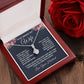 Wife Necklace Gifts from Husband, Wedding Anniversary Gifts for Wife from Husband, Wife Birthday Gifts from Husband, To My Wife Necklace Message Card and Necklace Gifts Box Gift Box Styles on Birthday, Wedding, Anniversary, Valentine Allruing Necklace
