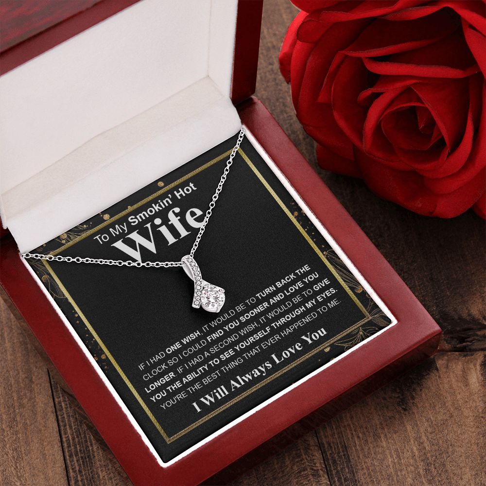 Gifts For Wife Birthday Gifts From Husband Necklace Valentines Day, Necklace for Future Soulmate, Valentine Necklace Jewelry for Wife Necklace Gifts from Husband - Soulmate Gift Necklace with Message Card and Gift Box Allruing Necklace