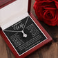 To My Soulmate Necklace Gift for Her, Wife Gifts From Husband, Necklaces For Wife From Husband To My Soulmate Necklace Message Card and Necklace Gift Box Gift Box Styles on Birthday, Wedding, Anniversary, Valentine Allruing Necklace