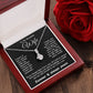 Gifts for Wife Necklace from Husband, Gifts for Wife from Husband, Anniversary Gifts for Her Gifts Soulmate Message Card and Necklace Gift Box Gift Box Styles on Birthday, Wedding, Anniversary, Valentine Allruing Necklace