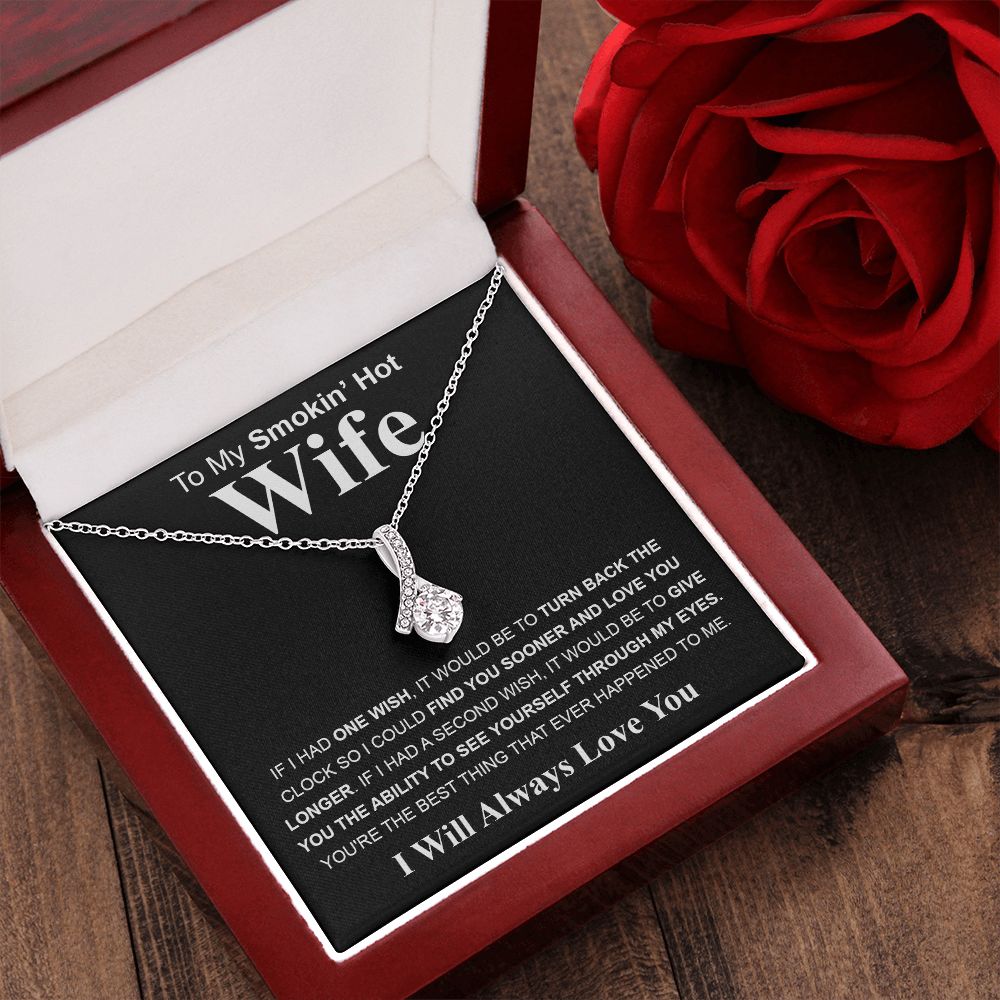 Gifts For Wife Birthday Gifts From Husband Necklace Valentines Day, Necklace for Future Soulmate, Valentine Anniversary Jewelry for Wife Necklace Gifts from Husband - Soulmate Gift Necklace with Message Card and Gift Box Allruing Necklace