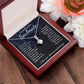 To My Beautiful Soulmate Necklace Gift for Her, Soulmate for Wife Birthday Gifts from Husband, Wedding for Women, Soulmate Gifts, Message Card and Necklace Gifts Box Gift Box Styles on Birthday, Wedding, Anniversary, Valentine Allruing Necklace
