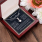 Couples Gifts, To My Beautiful Soulmate Necklace Gifts From Husband, Wedding Anniversary For Wife From Husband, My Beautiful Wife, Necklace Custom Name Message Card and Gift Box Styles on Birthday, Christmas, Wedding, Anniversary Allruing Necklace