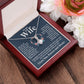Couples Gifts Necklace To My Soulmate Necklace Birthday Christmas Jewelry Romantic Gift For My Wife Pendant Jewelry with Message Card and Box Necklaces for Women Valentines Day Happy Anniversary Wedding Present Allruing Necklace