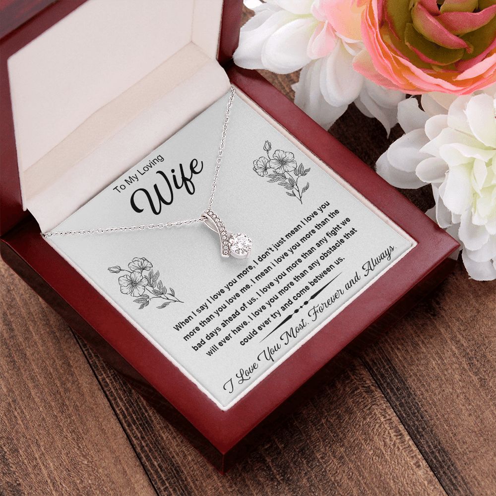 Soulmate Necklace For Women, Soulmate Gifts For Her, Future Wife Necklace, Necklaces Girlfriend, Soulmate Jewelry, To My Wife Necklace, Wife Necklace From Husband, Necklace Message Card and Gift Box Styles on Birthday, Christmas, Valentine Allruing Neckla