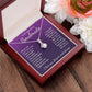 To My Beautiful Soulmate Necklace Gift for Her, Soulmate for Wife Birthday Gifts from Husband, Valentine for Women, Soulmate Gifts, Message Card and Necklace Gifts Box Gift Box Styles on Birthday, Wedding, Anniversary, Valentine Allruing Necklace
