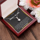 to My Smokin Hot Wife Necklace Future Wife Gifts, Promise Necklace For Her, Fiance Gifts For Her, Valentine Birthday Gifts For Future Wife With Message Card Box LED, Soulmate Necklace For Women, To My Wife Necklace Allruing Necklace