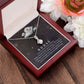 Couples Gifts, Nusre Wife Girlfriend Necklace Gifts From Husband, Wedding Anniversary Jewelry For Wife From Husband, Wife Birthday From Husband, To My Beautiful Wife Girlfriend Message Card and Gift Box styles On Birthday, Christmas, Anniversary  Allruing